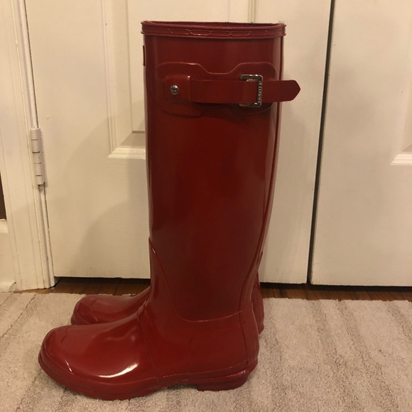 Hunter Women’s Original Tall Gloss Rain Boots - Picture 4 of 4